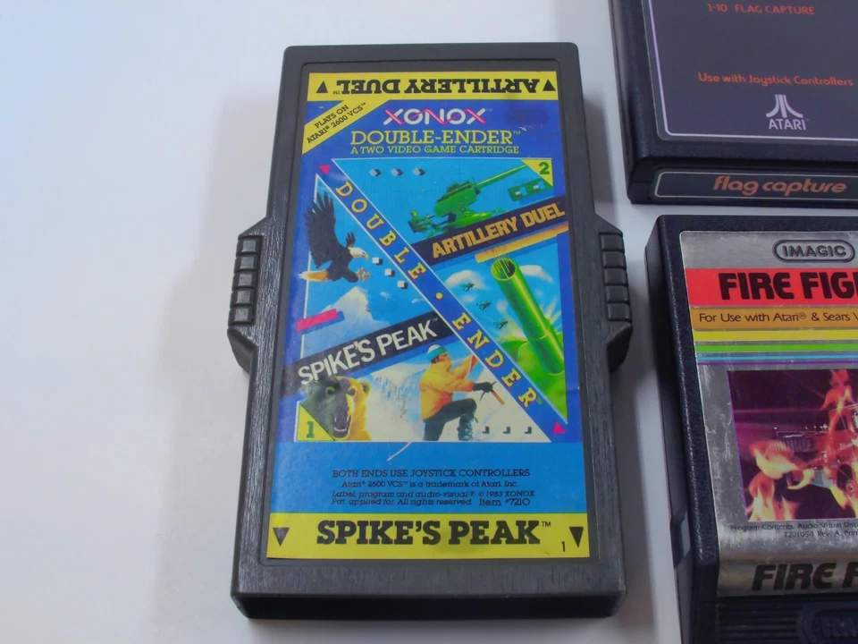 Atari 2600 Lote de 7 Carros XONOX Doble Ender Superman Bandera Captura PROBADOS Solo Foto 2 de 4