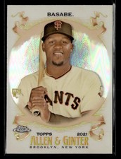 2021 Topps Allen & Ginter Chrome #238 Luis Basabe Refractor Rookie card
