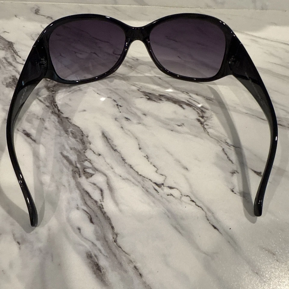 Disney Parks Mickey Mouse Icon Ear Rhinestones Adult Sunglasses - Black - Image 4 of 4