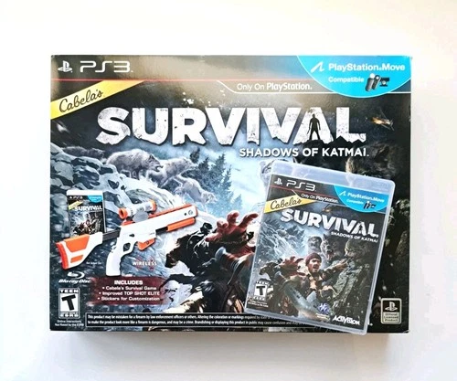 Cabelas Survival: Shadows of Katmai with Gun (Sony PlayStation 3, 2011) CIB  - product listing photo