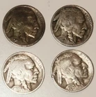 Buffalo Nickel 4 Coin Set Full Dates 1927 1930 1930 1935