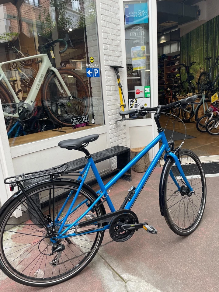 NEW CONTOURA FE- 4 city bike steel frame Size 56 (from 1m74 to 1m88) NOS velo - Bild 2 von 4