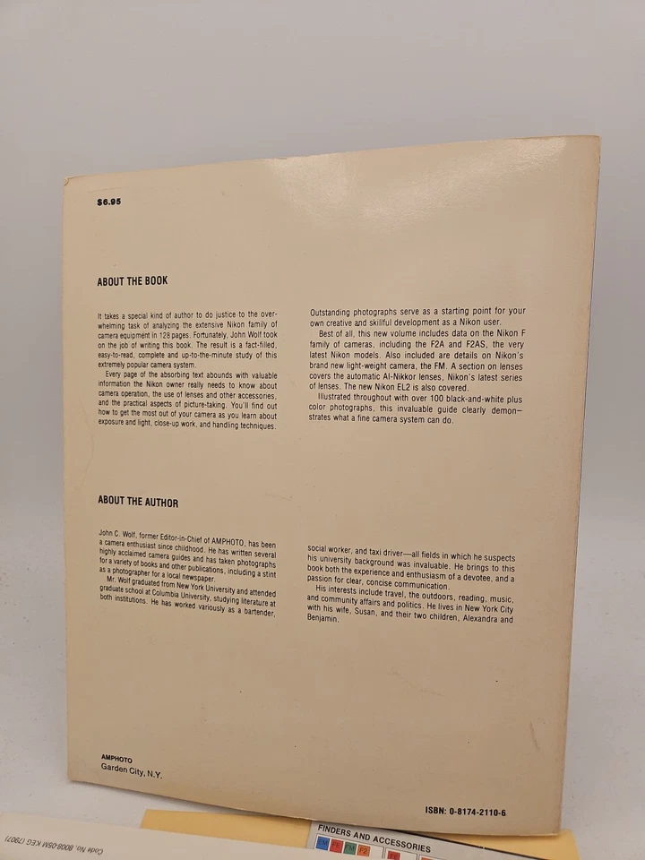 The Nikon Guide A Modern Camera Guide Wolf Tapa blanda 1979 Plus en muy buen estado K2 Foto 4 de 4