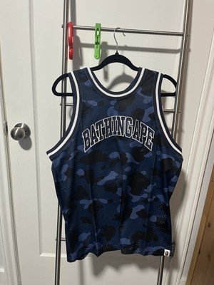 Dark Blue #93 Bape Jersey