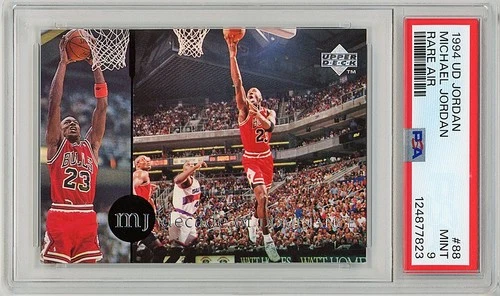 1994 -MICHAEL JORDAN- PSA 9 Upper Deck RARE AIR Bulls NBA Basketball Card #88