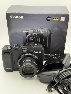 Canon Powershot G15 Point and Shoot Digital Digi Camera