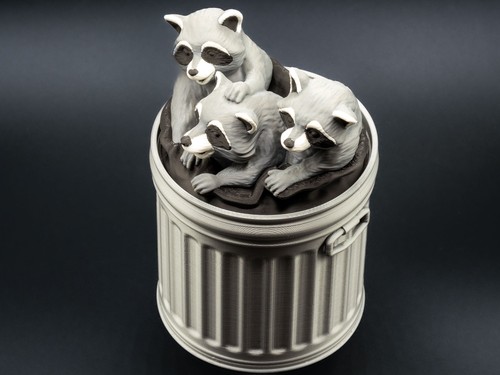 Raccoon Trash Can Commander Deck Box – Magic the Gathering - MTG - EDH - Picture 4 of 6