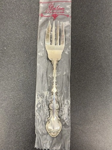 Gorham Sterling Silver 6 3/8” Salad Fork Strasbourge