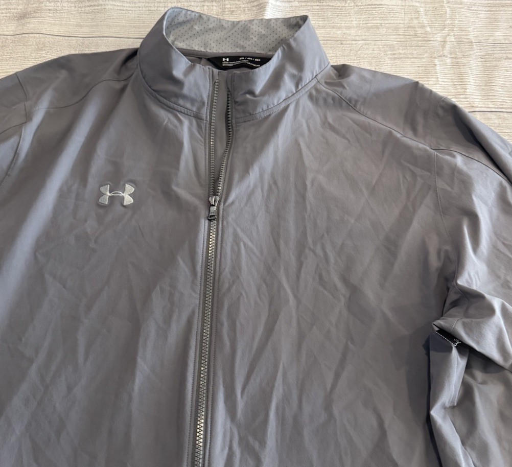 Under Armour Golf Jacket Command Full Zip 4XL Bla… - image 3