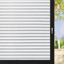 Frosted Glass Window Film - Static Cling Blinds, Anti-UV Privacy Film for Hom...