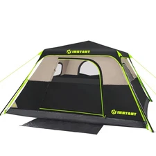 4/6/8 Person Instant Tent, Waterproof Pop Up Tents for Camping with Rainfly, ...