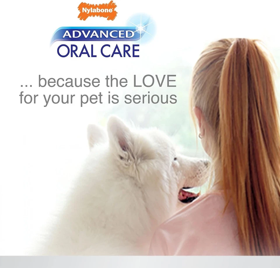 Aditivo de agua dental para mascotas Nylabone Advanced Bucal Care, removedor de sarro líquido y B Foto 4 de 4