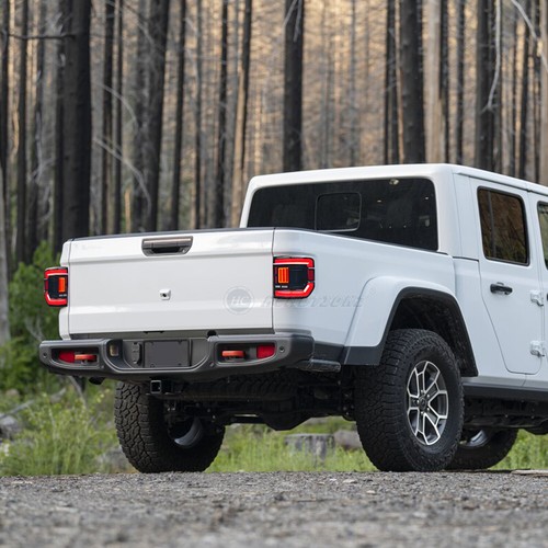 HCMOTION LED Tail Lights For Jeep Gladiator JT 2020-2025 Assembly Rear Lamps 2PC - Foto 5 di 16