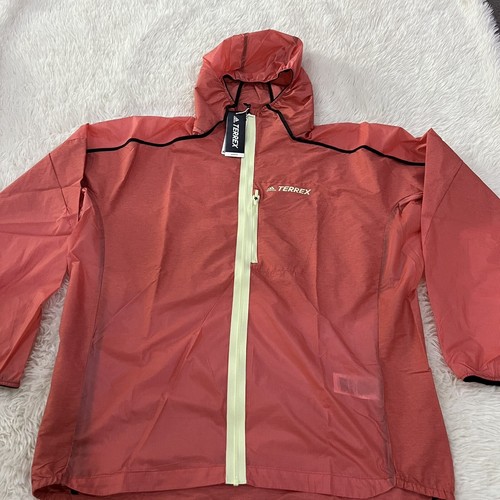 Adidas Terrex Windweave Windbreaker Jacket H11744 Pharrell Orange Men Sz XL NWT - Picture 2 of 11