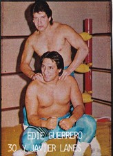 EDDIE GUERRERO 1987 1988 LUCHA LIBRE STAMP ESTAMPA 30 ROOKIE CARD RC CMLL WWE