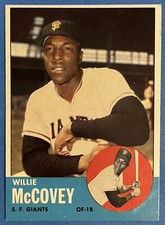 1963 Topps #490 Willie McCovey HOF