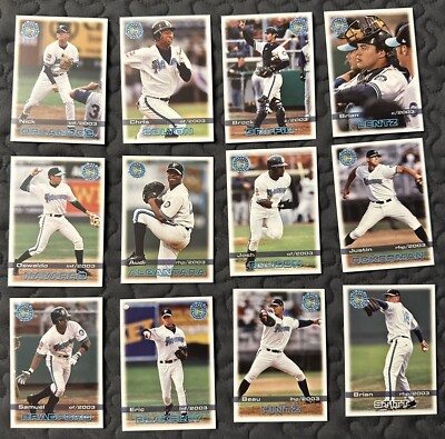 2003 Grandstand 2nd print Everett Aquasox singles choose player from dropdown