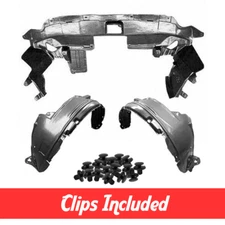 Fender Liner & Lower Engine Under Cover Set w/ Clips For 2007-2009 Honda CRV