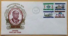SAINT LUCIA Official First Day Cover★Independence 1979★Sehr selten★RaRe