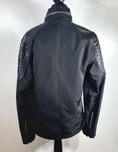Moose Knuckles Men's Saint Michel Black Jacket with Lambskin Shoulders Size S - Picture 3 of 8