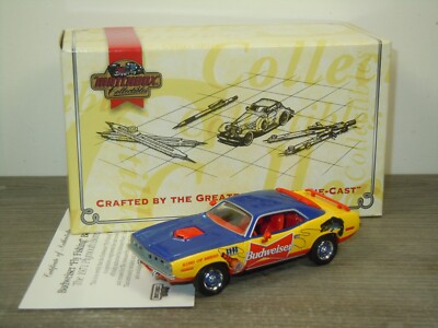 1971 Plymouth Barracuda Budweiser - Matchbox DYM37599 - 1:43 in Box *70654