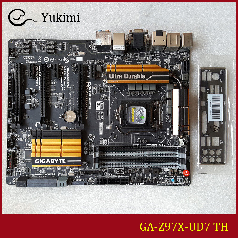FOR GIGABYTE GA-Z97X-UD7 TH LGA 1150 32GB VGA DVI HDMI Motherboard