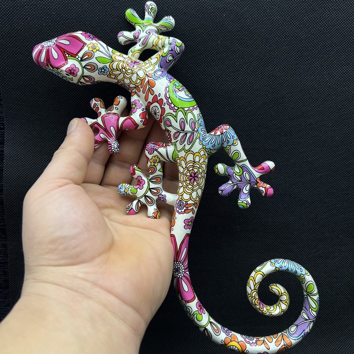 Weird Al Vintage Lizard Figure Big Gecko Wall Art Multiple Colors