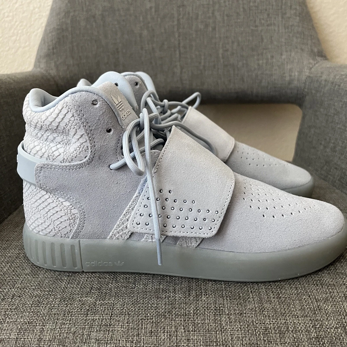 houder boter liberaal Adidas Mens Tubular Invader Suede Strap Light Blue Mids CG5091 Shoes Size  6.5 | eBay