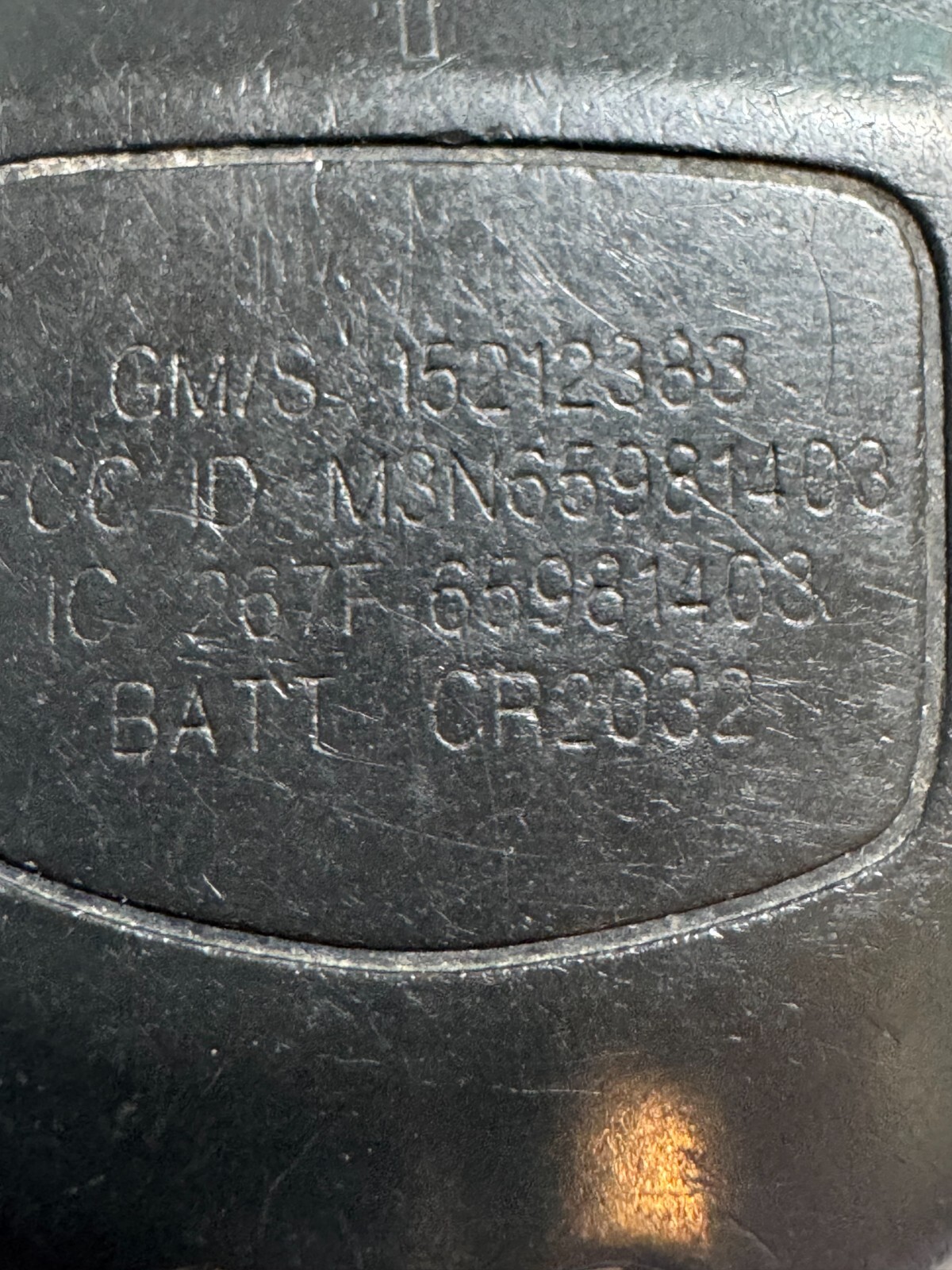 CADILLAC FACTORY OEM KEYLESS ENTRY REMOTE KEY FOB M3N65981403 15212383 M1