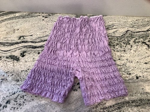 Vintage Lavender Lilac Pettipants Square Dance Lace Bloomers  M