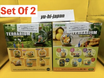 Re-Ment Pikmin Terrarium 1 & 2 Set Of 2 Box (1Box with set of 6