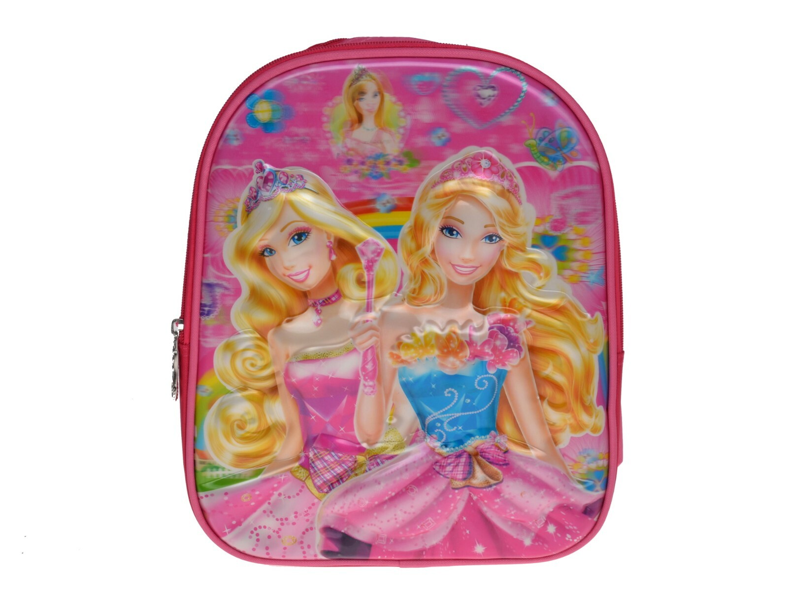 Princess Cartoon 3-D School Bag/ Backpack(Pink/Dark Pink) Fo