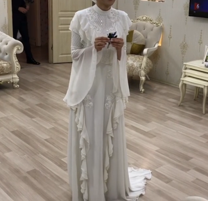 high neck bridal gowns