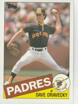 FREE SHIPPING-MINT-1985 (PADRES) Topps #530 Dave Dravecky
