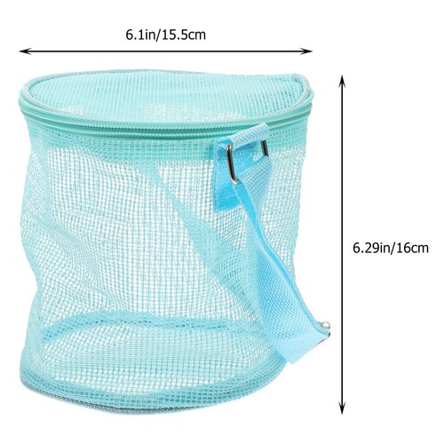 4 Count Shell Buggy Bag Child Mesh Storage Bags Kids Beach Collecting - Picture 9 of 12