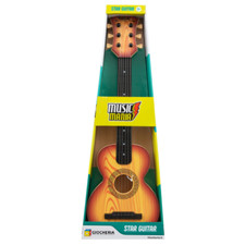 GIOCHERIA GGI190143 MUSIC MANIA CHITARRA IN SIMIL-LEGNO CM.65 - 3 ANNI+