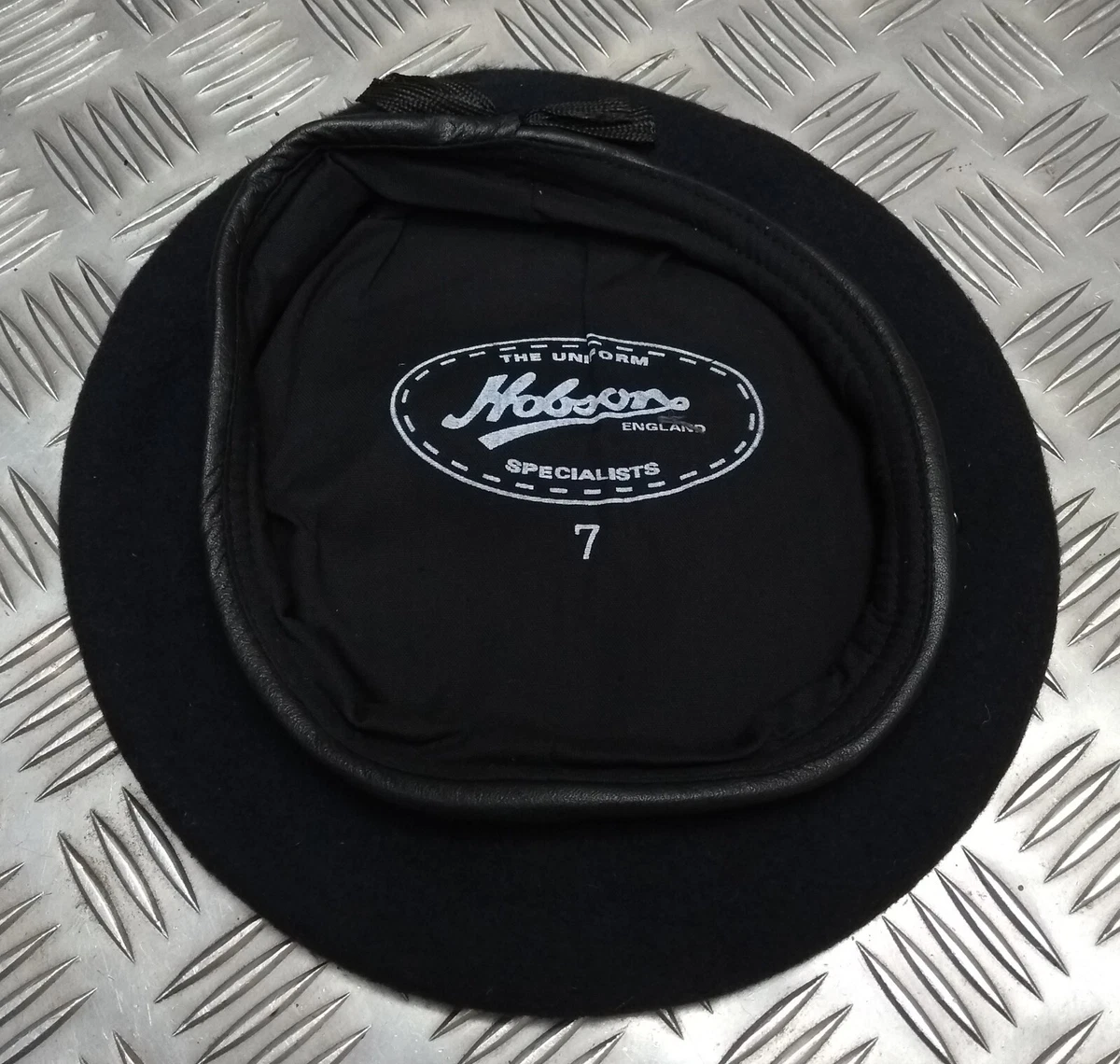 Béret Homme 100% Cuir - Fabriqué En Italie - Taille 59 - Coupe Stetson - Neuf Avec Étiquettes