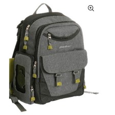 eddie bauer crosstown backpack diaper bag in black