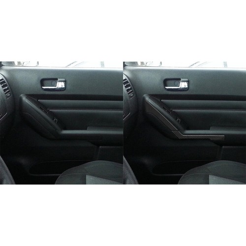 4x Cubierta de panel de manija de puerta delantera interior de fibra de carbono para Hummer H3 2008-2010 - Imagen 15 de 21