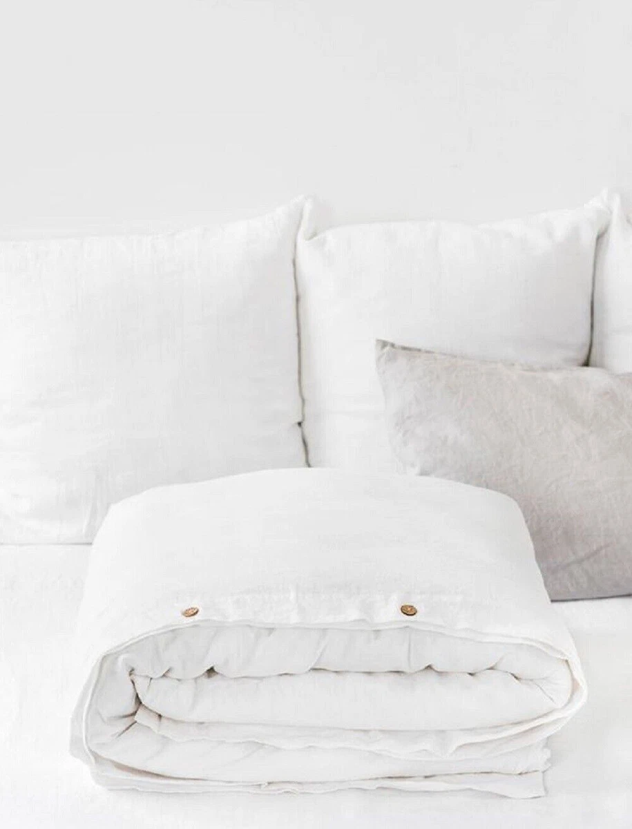 White linen sale comforter