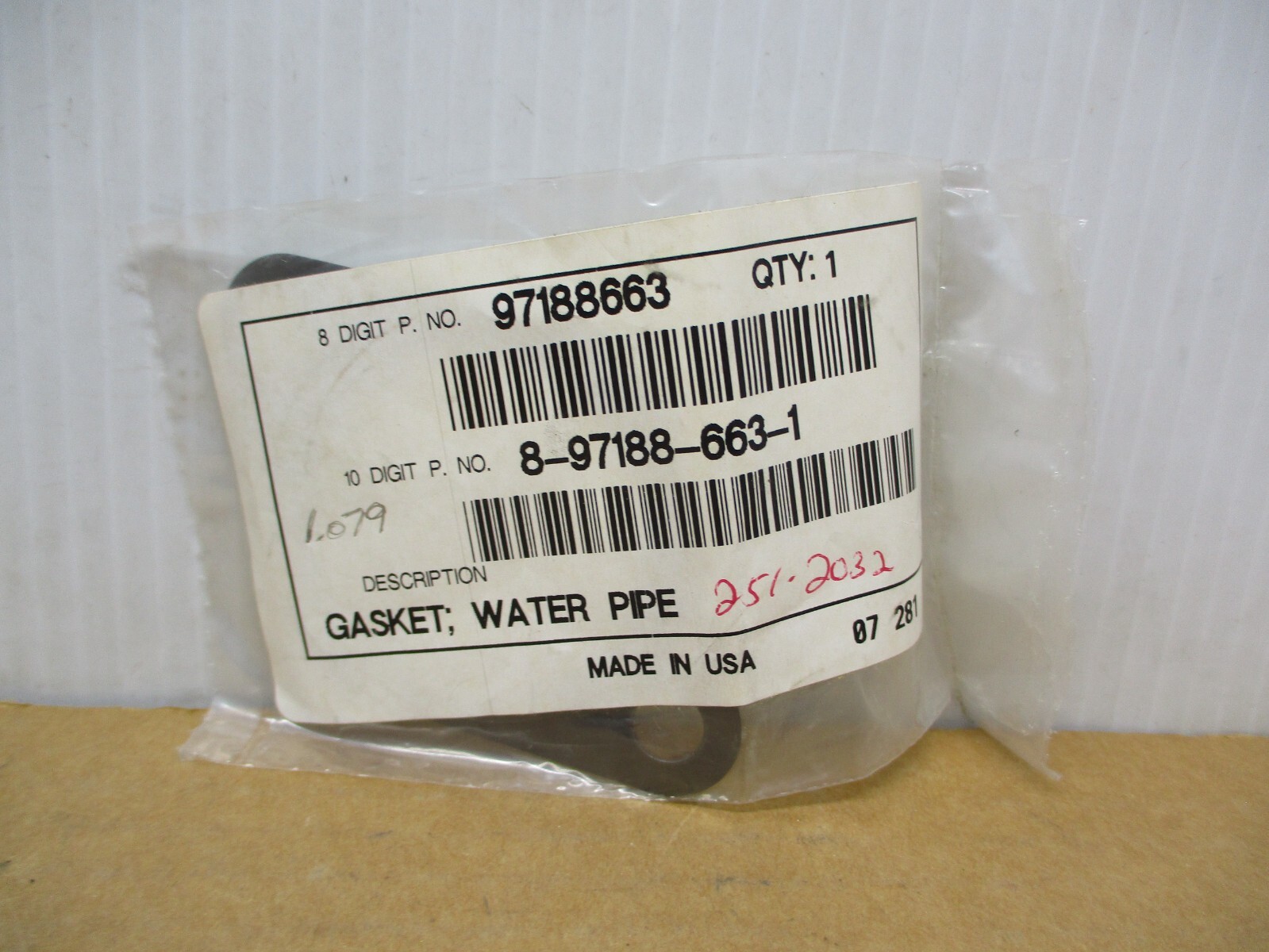 Engine Water Pump Gasket- 97188663 | eBay
