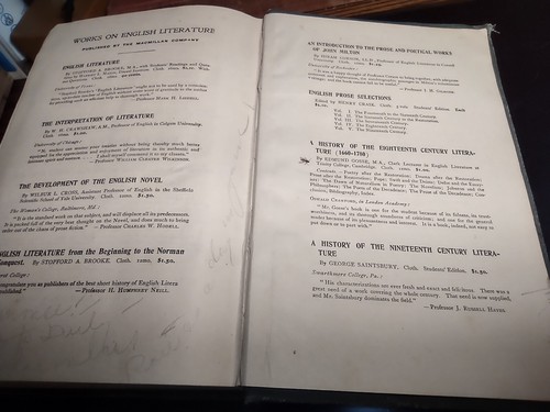 English Poetry It's Principles And Progress Gayley And Young MacMillan 1913 - Picture 18 of 19