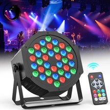U King DJ Disco Party Stage Light 36LED RGB DMX Beam KTV Show PAR Can Lighting