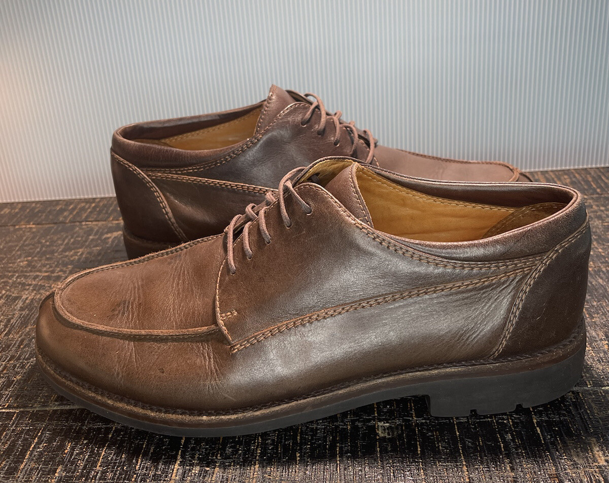 SAOLA Oxford Cole Haan in pelle marrone punta divisa uomo 9 1 2 M Made in Brazil 12735