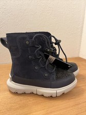 Sorel Boots Explorer Youth Waterproof Insulated snow boots Navy kids Sz 10 NEW