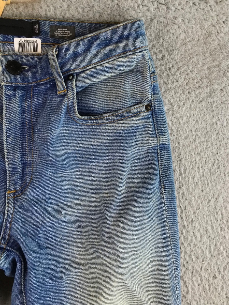 デニム・ジーパン DENIM X ALEXANDER WANG Mesh Undie' jeans Light Blue Denim X Alexander Wang Slit Hem Prestyle Hotfix Mesh Undie