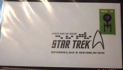 スタートレック　切手その1　Star Trek postage stamp Framed Star Trek limited edition First Day Issue Stamp
