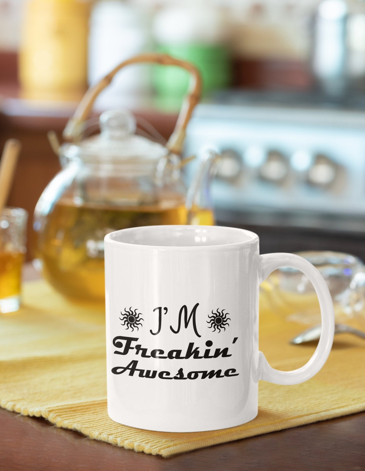 Gift From Family Funny Coffee Mug I'm Freakin Awesome Gift For Dad Father's Day