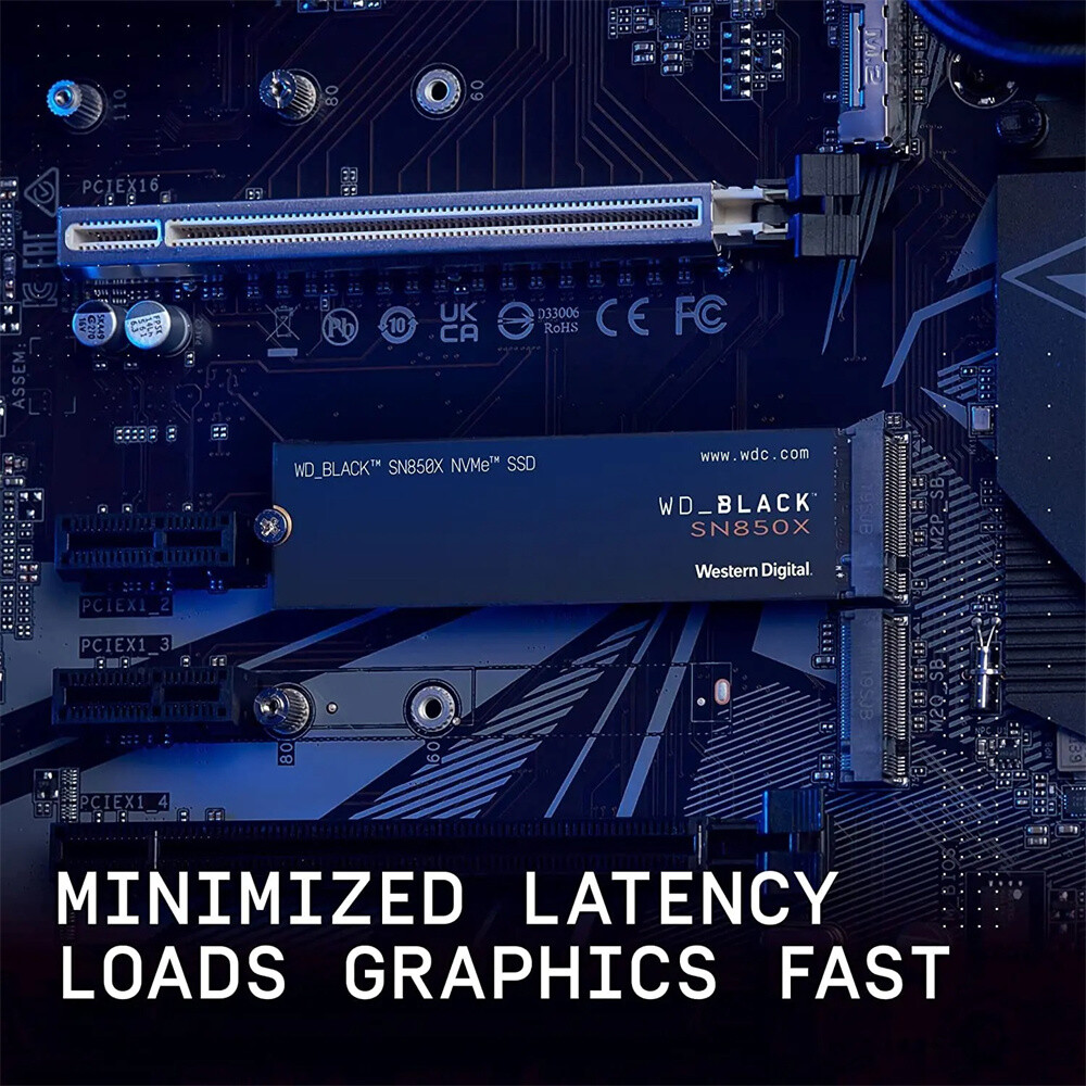 WD BLACK SN850X 1TB 2TB 4TB SSD M.2 2280 PCIe 4.0 x4