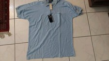 NWT Vintage Pierre Cardin 1/4 Button Up Polo Shirt Mens Sz. L Blue